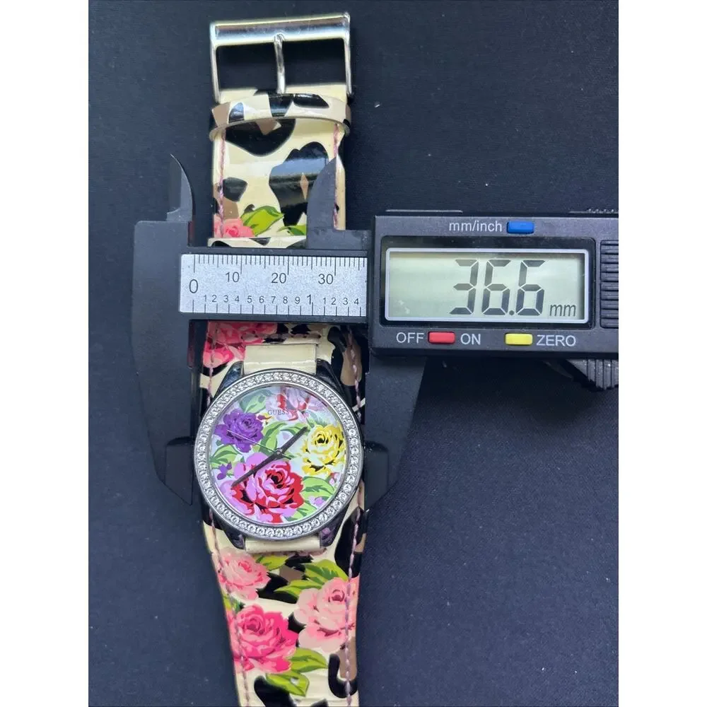 Guess Floral And Cheetah Print Women’s Quartz Watch